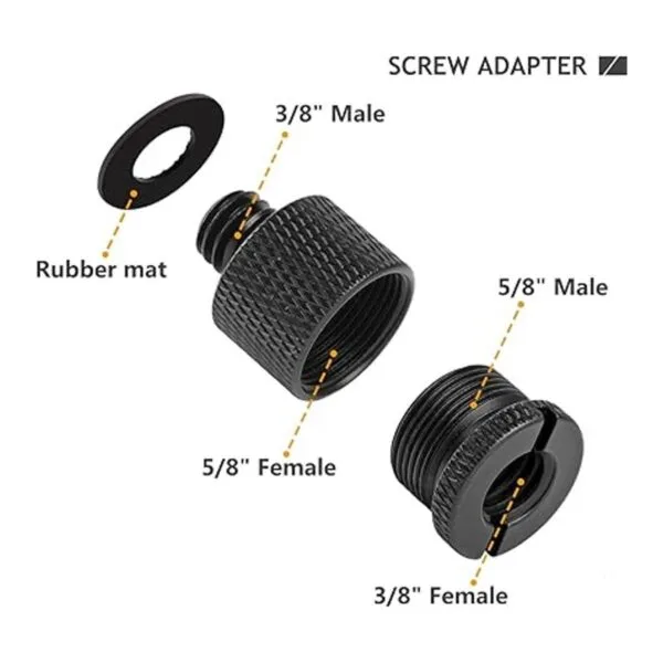 Adaptador de soporte para micrófono adaptador de tornillo_2