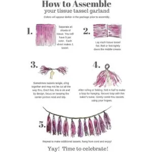 Kit de 25 guirnaldas de pañuelos de cítricos Little Cutie_4