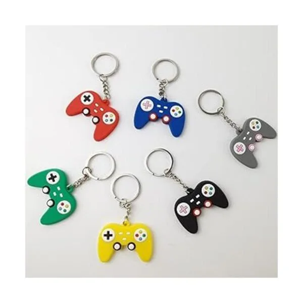 NSBELL 24PCS Video Game Controller Keychains in 6 Colors_4