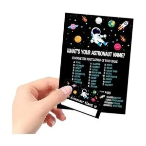 What is Your Astronaut Name Game letrero de juego y 30_3