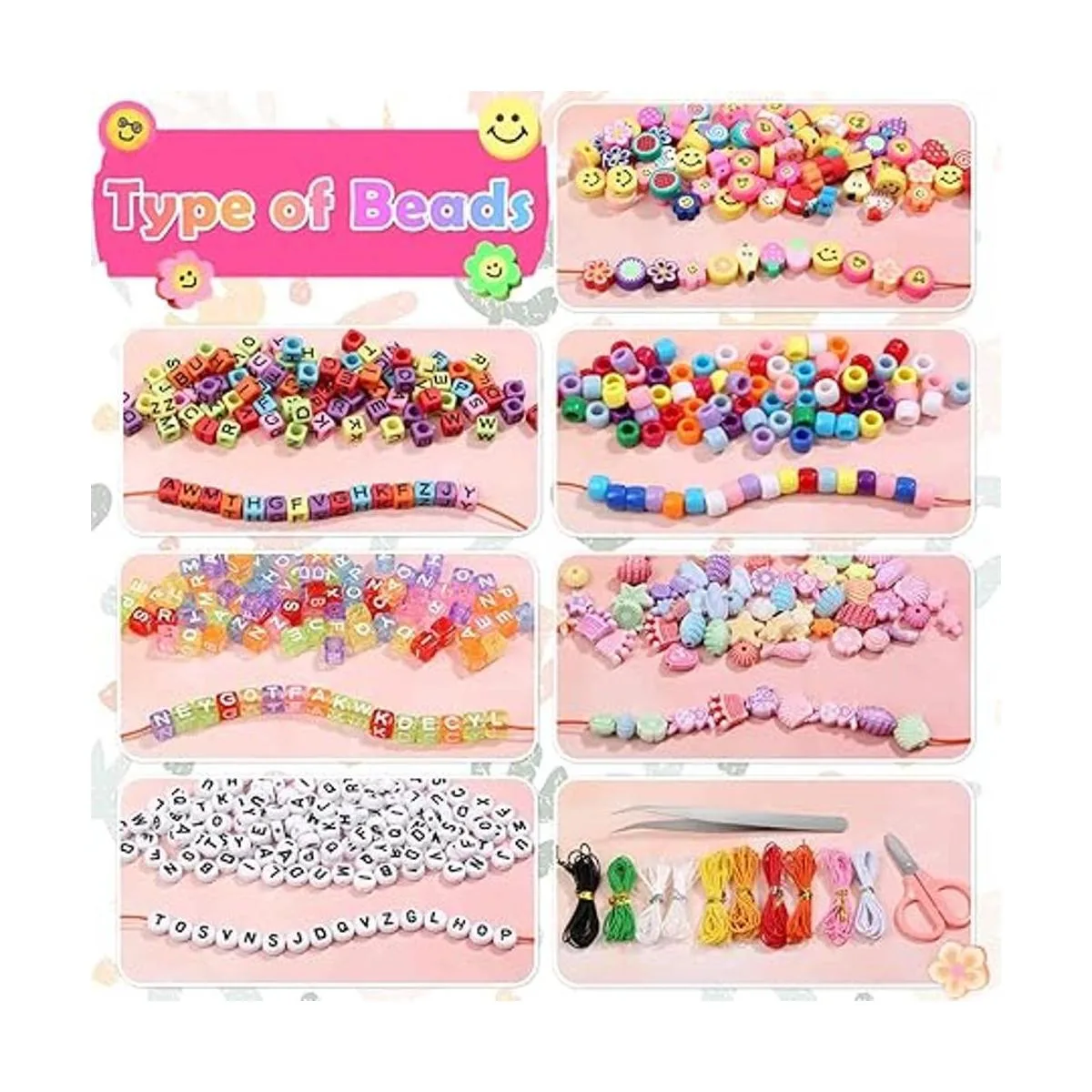 Kit de fabricación de pulseras de cuentas kits de cuentas_3