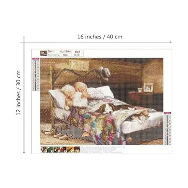 NIHOJIUMA Home Sweet Home Kits de pintura de diamantes_5