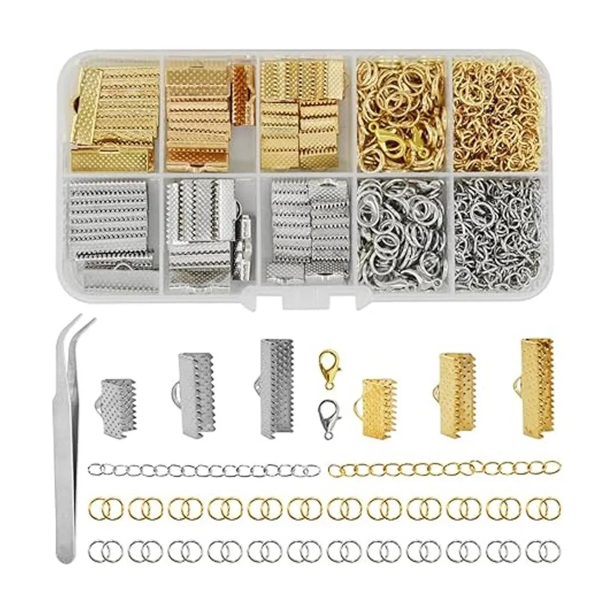 Kit de pulsera de cinta de 373 piezas para hacer joyas con_1