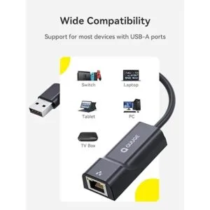 Adaptador USB a Ethernet QUUGE Plug Play USB 2.0 a_4