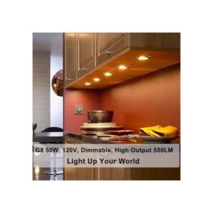 Bombilla G8 paquete de 10 bombillas halógenas G8 de 50 W_4