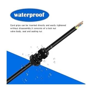 Tnuocke 20 unidades de prensaestopas de nylon 38_4