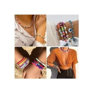 Zoyomax 4880 cuentas de arcilla para hacer pulseras 0.236_4