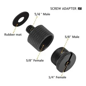 Adaptador de soporte para micrófono adaptador de tornillo_3