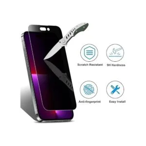 Esanik Protector de pantalla de privacidad para iPhone 14_4
