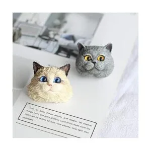 Set of 2 Pet Cat Silicone Resin Molds British Shorthair_6