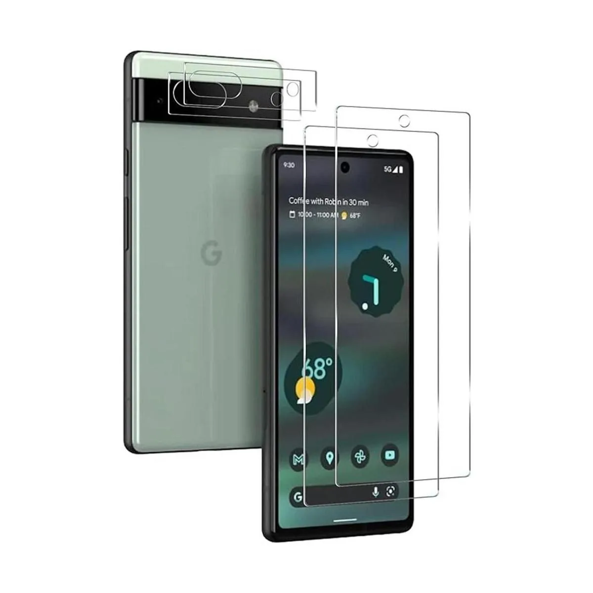 Pixel 6a Protector de pantalla de vidrio templado_1