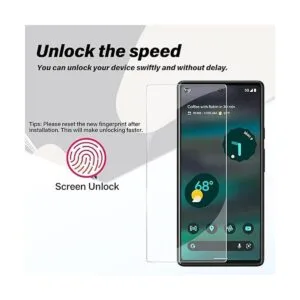 Pixel 6a Protector de pantalla de vidrio templado_3