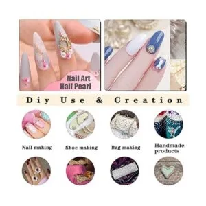 5800 piezas de medias perlas para manualidades perlas de_4