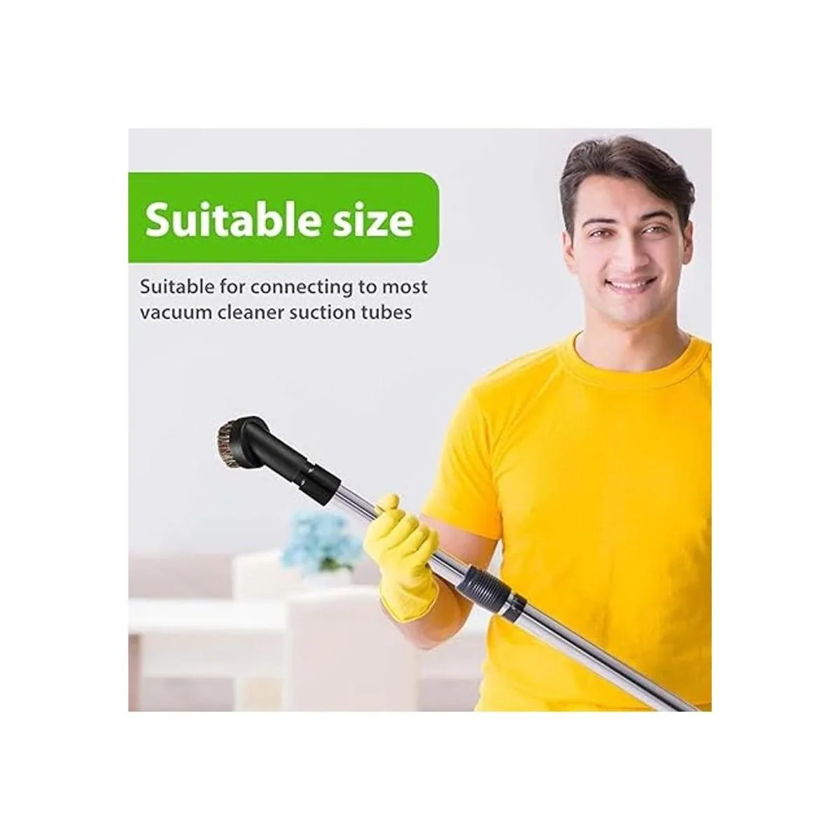 Juego de 2 cepillos redondos para el polvo del pelo de_5