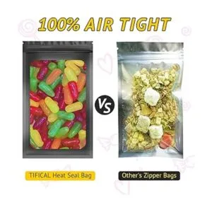 TIFICAL 100 bolsas holográficas para pestañas uñas a_5