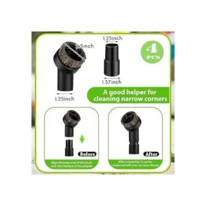 Juego de 2 cepillos redondos para el polvo del pelo de_3