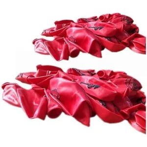 Paquete de 24 globos de látex con temática de bomberos de_7