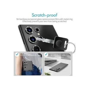 32 piezas Xfilm Bling Protector de lente de cámara para_5