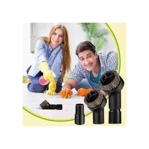 Juego de 2 cepillos redondos para el polvo del pelo de_7