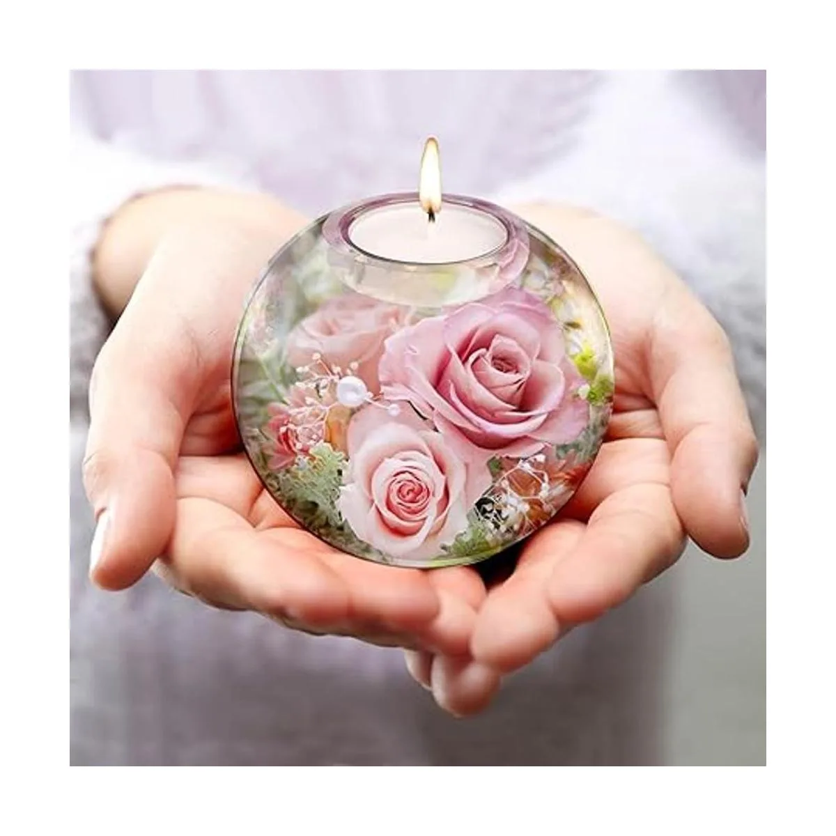 Actvty Portavelas Tealight moldes de resina 2 piezas de_4