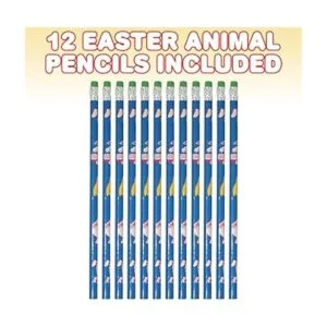 ArtCreativity Lápices de animales de Pascua para niños_2