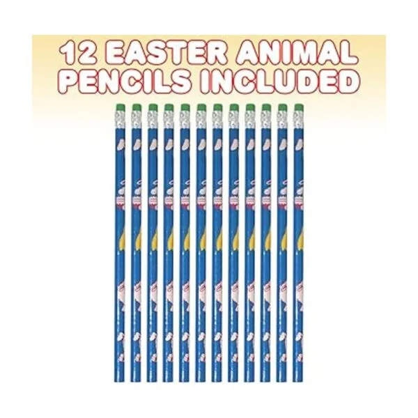 ArtCreativity Lápices de animales de Pascua para niños_2
