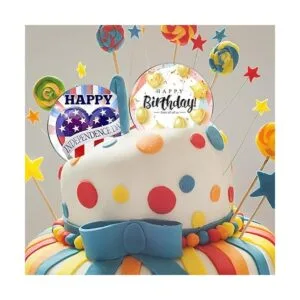 10 hojas circulares de acrílico transparente de 6_7