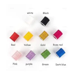 AUEAR Paquete de 10 cuerdas de nailon para joyería de_7