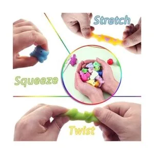RUURHUO 24 unidades de juguetes blandos Mochi Kawaii_3