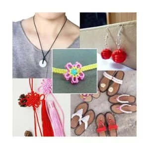 AUEAR Paquete de 10 cuerdas de nailon para joyería de_6