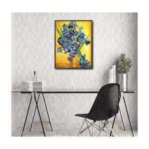 NIHOJIUAM Kits de pintura de diamantes Van Gogh Irises_2