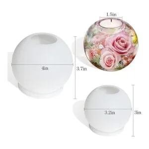 Actvty Portavelas Tealight moldes de resina 2 piezas de_5