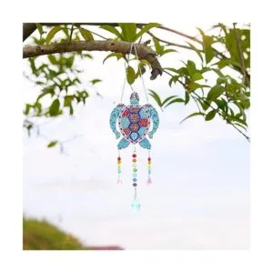 Campanillas de viento de animales de pintura de diamante_6