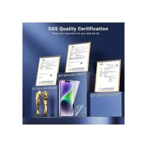 QHOHQ Paquete de 3 protectores de pantalla para iPhone 14_4