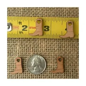 SUPVOX 100 piezas de recortes de madera sin terminar botas_5