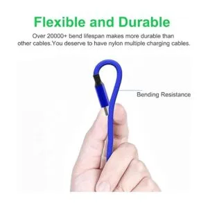 Multi 3 en 1 cable de carga USB largo para iPhone 9.8_4