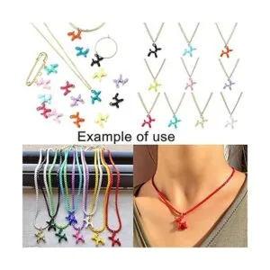 JJGQAZ 40 colgantes chapados en oro esmaltados para hacer_3