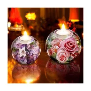 Actvty Portavelas Tealight moldes de resina 2 piezas de_6