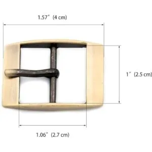 Hebilla de una sola punta 6 hebillas de correa de tres_2