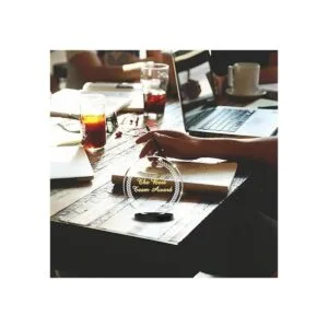 16 piezas de acrílico circular transparente de 0.08_6