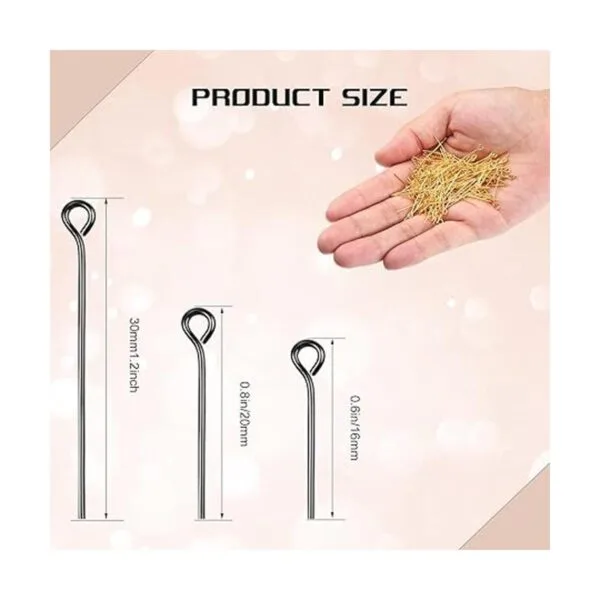 1400 piezas de alfileres para ojos mezcla de joyas_4