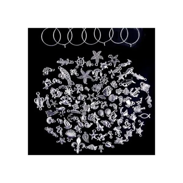 Jdesun 100 piezas de anillos de cristal de vino y_3