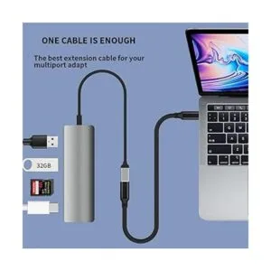 Cable de extensión USB C corto tipo C de 1.6 pies macho a_3