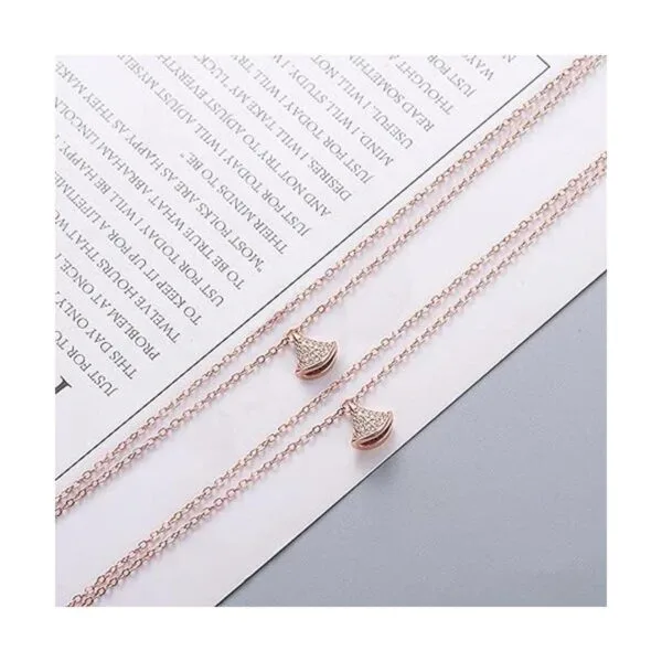 Jishi 33ft Link Cable Chain Roll 2mm Rose Gold Chain for_5