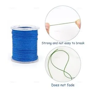 AUEAR Paquete de 10 cuerdas de nailon para joyería de_5