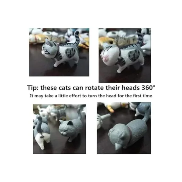 Halloluck Paquete de 9 bonitas figuras de gato en_2