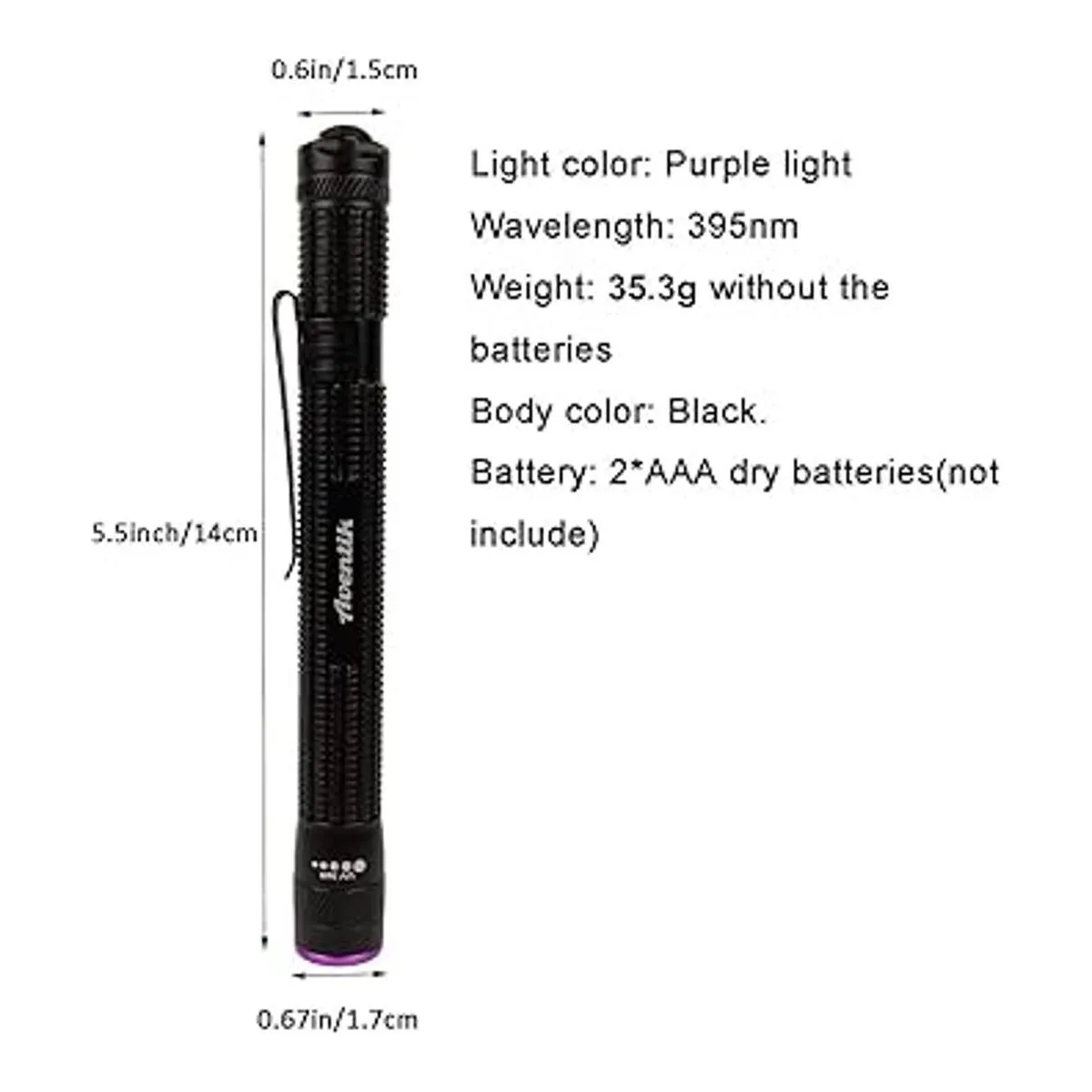 D Aventik Edison Design Power 395nm Zoomable Pen Light_5