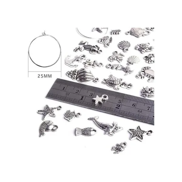 Jdesun 100 piezas de anillos de cristal de vino y_5