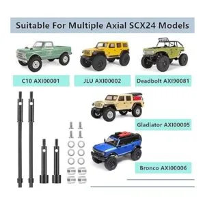 Maleonn Juego de 2 piezas de eje de accionamiento de riel_3