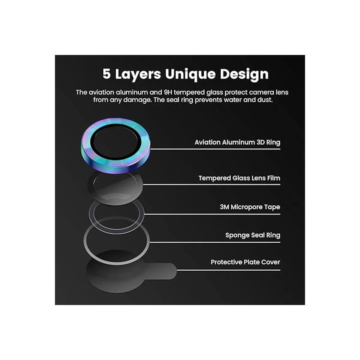 Tensea Protector de pantalla para iPhone 14 Pro iPhone_5